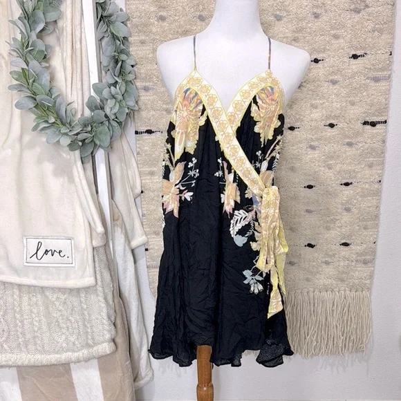black magic mini dress free people Moonlight Magic Mini Dress Black main image 1